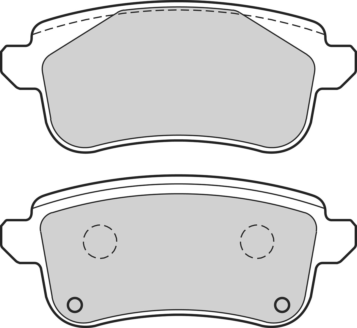 Jeu de 4 plaquettes de frein VALEO ref. 302573